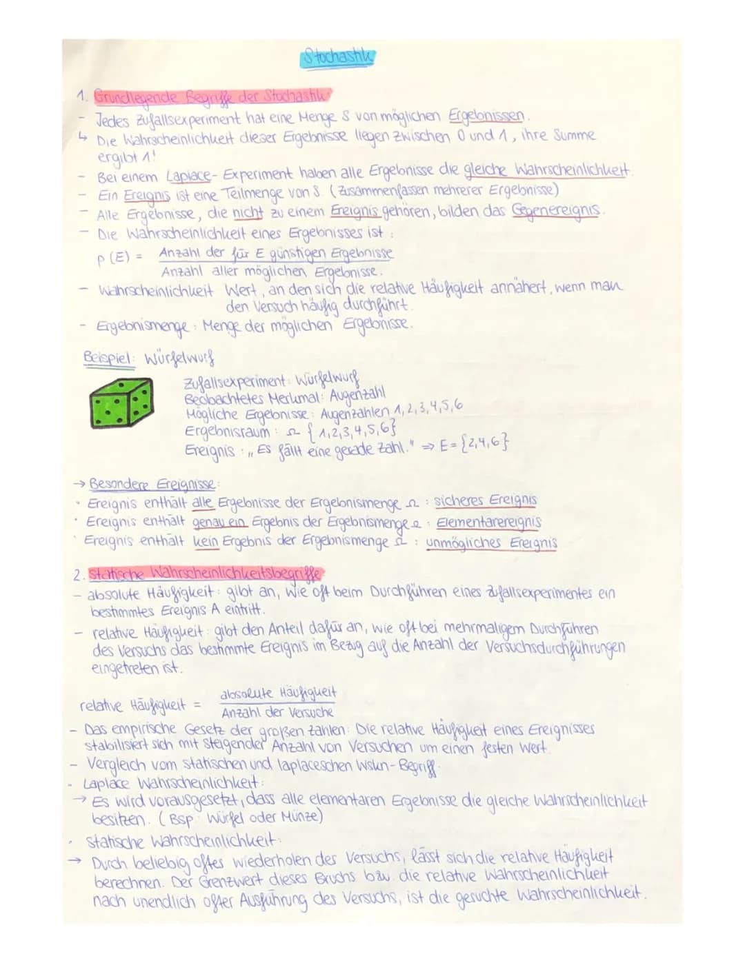 Stochastik Grundlagen - Formeln, Beispiele, und Hypothesentests leicht erklärt