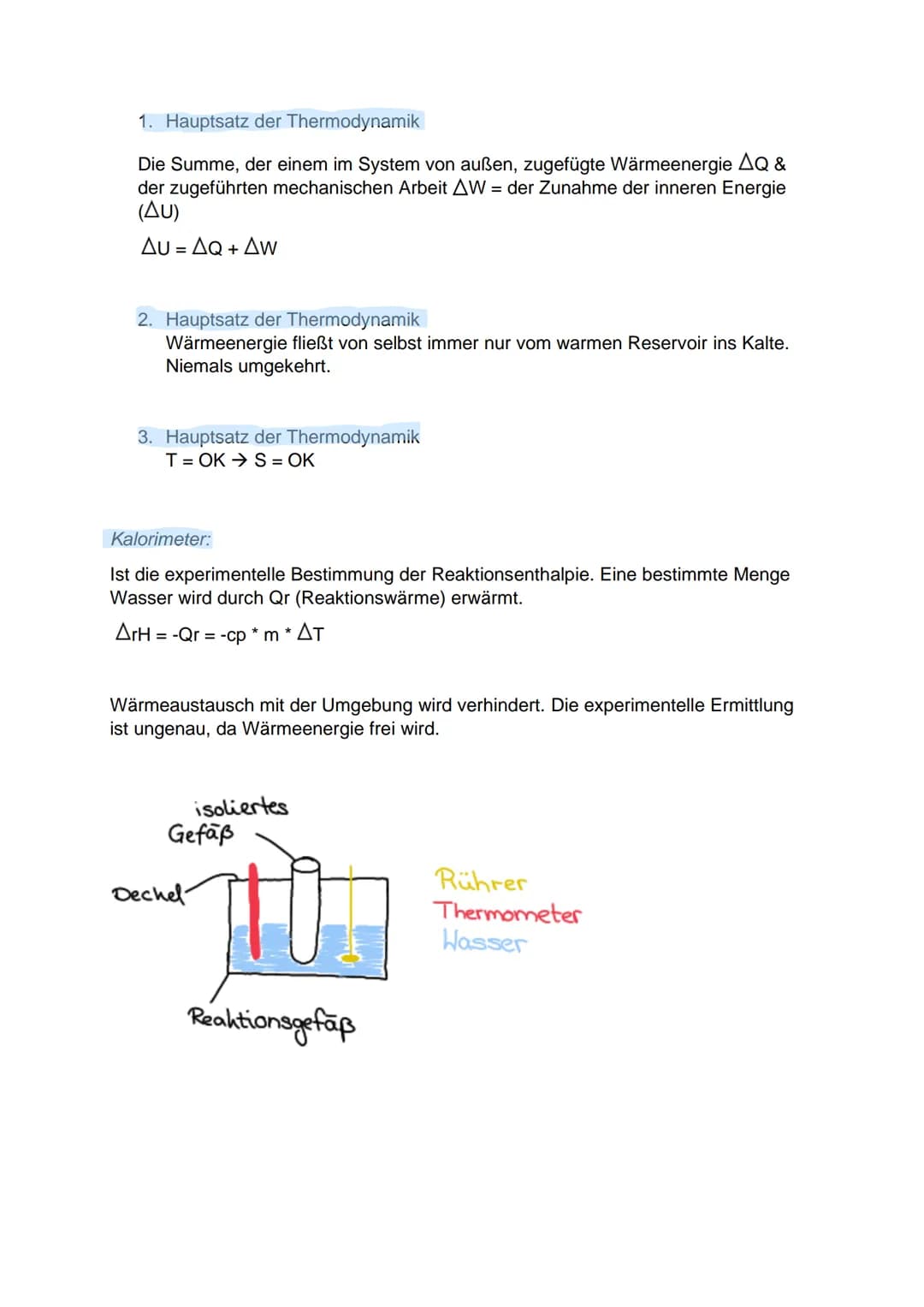 Molare Standard-Bildungsenthalpie:
●
Energie für Stoffordnung aus reinen Elementen
Artim/ABHim
Chemische Thermodynamik
Molare Standard-Reakt