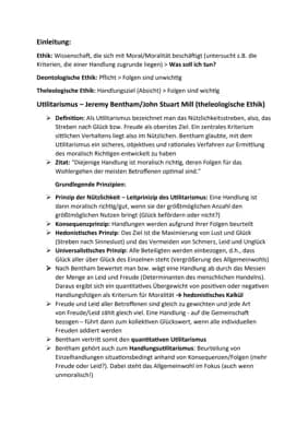 Know Utilitarismus und Kategorischer Imperativ Abi Zusammenfassung thumbnail