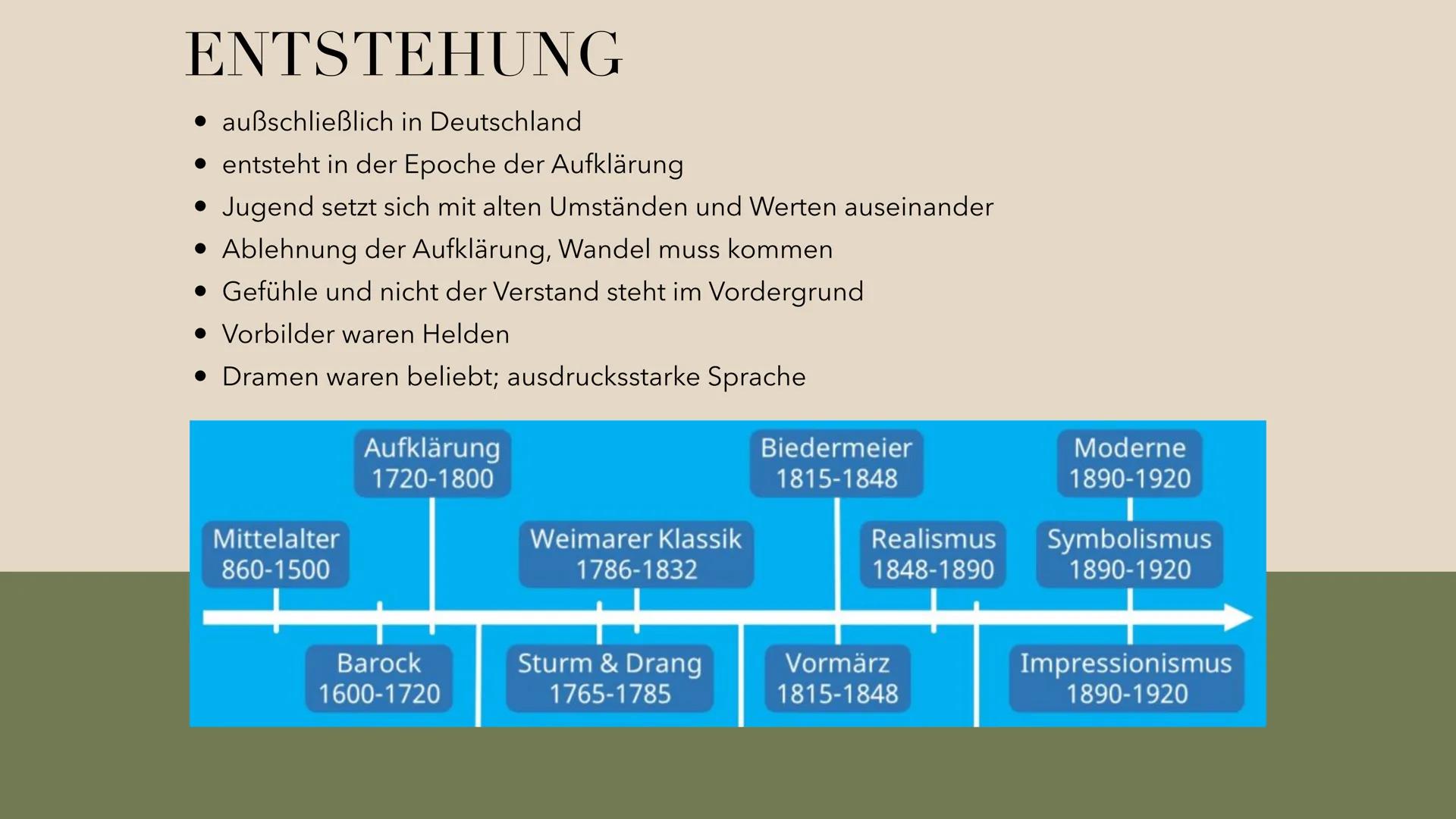 STURM UND DRANG
ES SCHLUG MEIN HERZ, GESCHWIND, ZU
PFERDE!
ES WAR GETAN FAST EH GEDACHT.
DER ABEND WIEGTE SCHON DIE ERDE,
UND AN DEN BERGEN 
