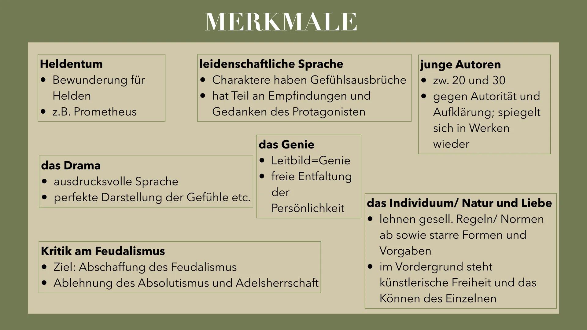 STURM UND DRANG
ES SCHLUG MEIN HERZ, GESCHWIND, ZU
PFERDE!
ES WAR GETAN FAST EH GEDACHT.
DER ABEND WIEGTE SCHON DIE ERDE,
UND AN DEN BERGEN 