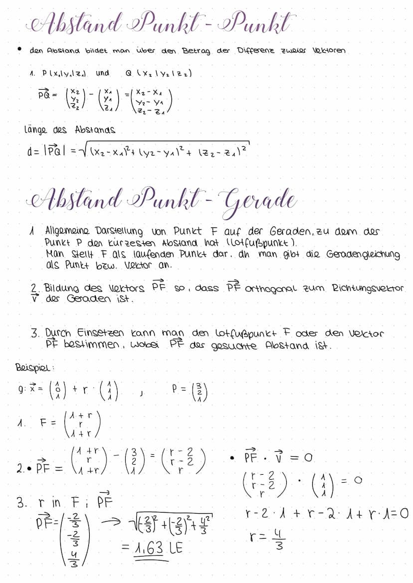 Skalar produkt
Basis wissen
3. b = a₁ b₁ + a₂ b₂ + 23 63.
Bsp.:
(1)-(1)-
länge bzw. Betrag eines Vektors
161=
IPOI
=
cos (x) =
Bsp..
Basiswi