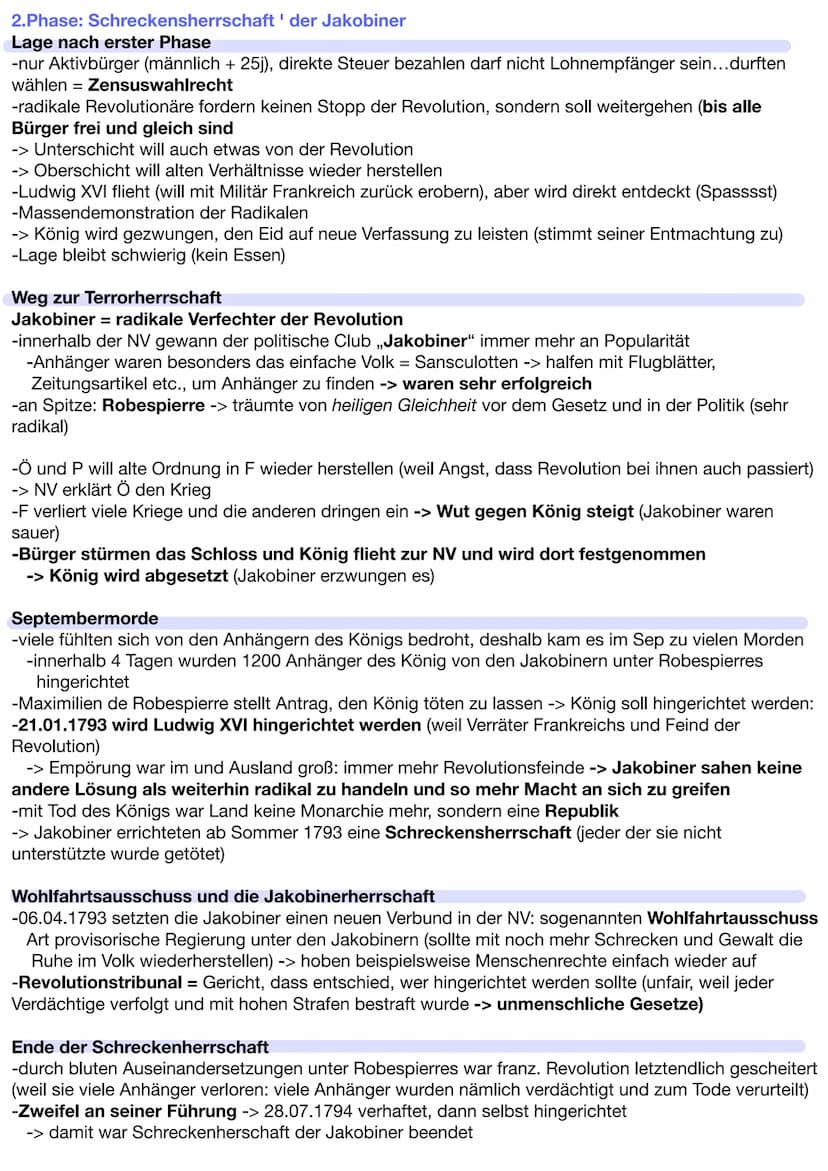 Ursachen:
-allgemein
-König, Adel + Vertreter der Kirche lebten im Luxus
-> einfache Bevölkerung (sehr arm) musste für Reichen arbeiten und 