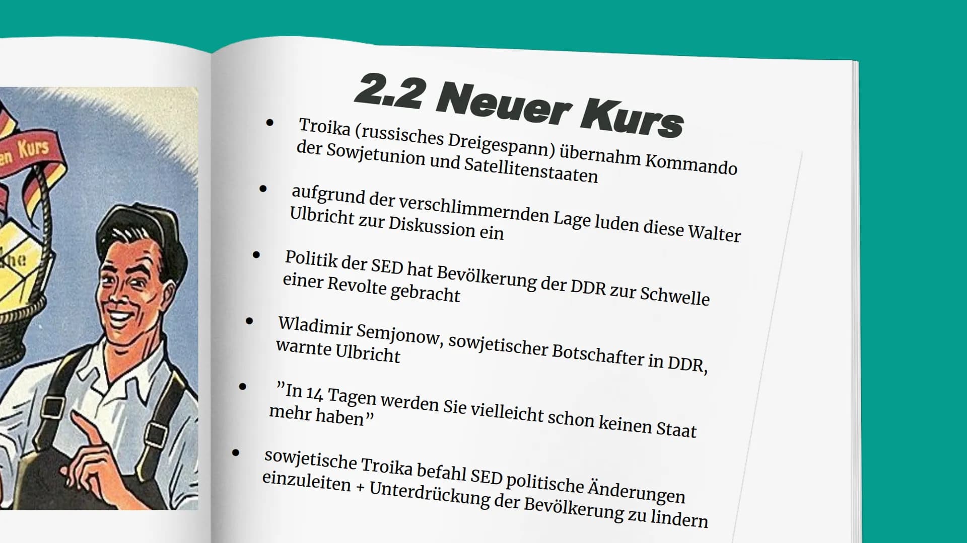 Volksaufstand 195
Aufstand gegen das DDR-Regime
Gliederung
1. Volksaufstand 1953
2. Hintergrund
2.1 Normerhöhung
2.2 Neuer Kurs
3. Verlauf -