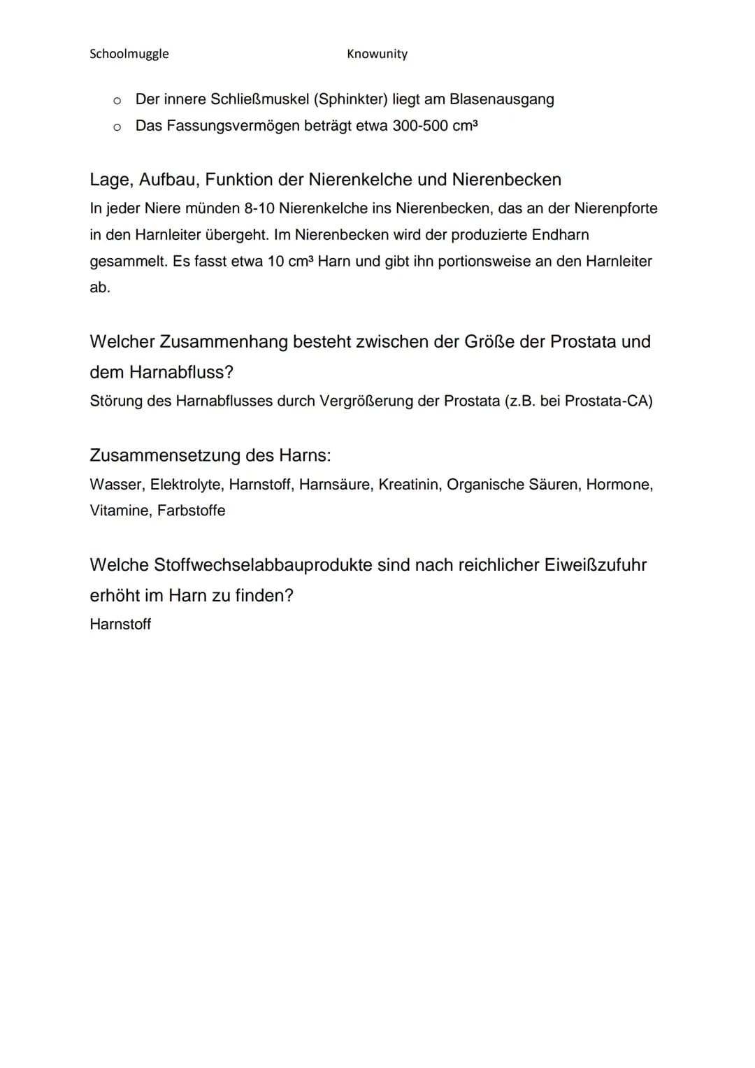 Schoolmuggle
●
Das Harnsystem - Die Niere
Nierenkapsel
Nierenrinde
Markpyramide
Sammelrohr
von der Aorta
A renalis
V. renalis
zur V. cava in