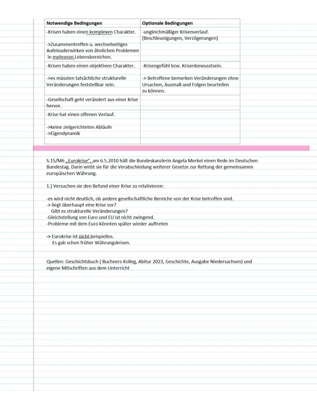 1.1 Kernmodul: Krisen
Montag, 25. Oktober 2021 11:39
S.12/ M2,,Krise als neues Zeitverständnis"
1.) Erläutern Sie den Zusammenhang zwischen 