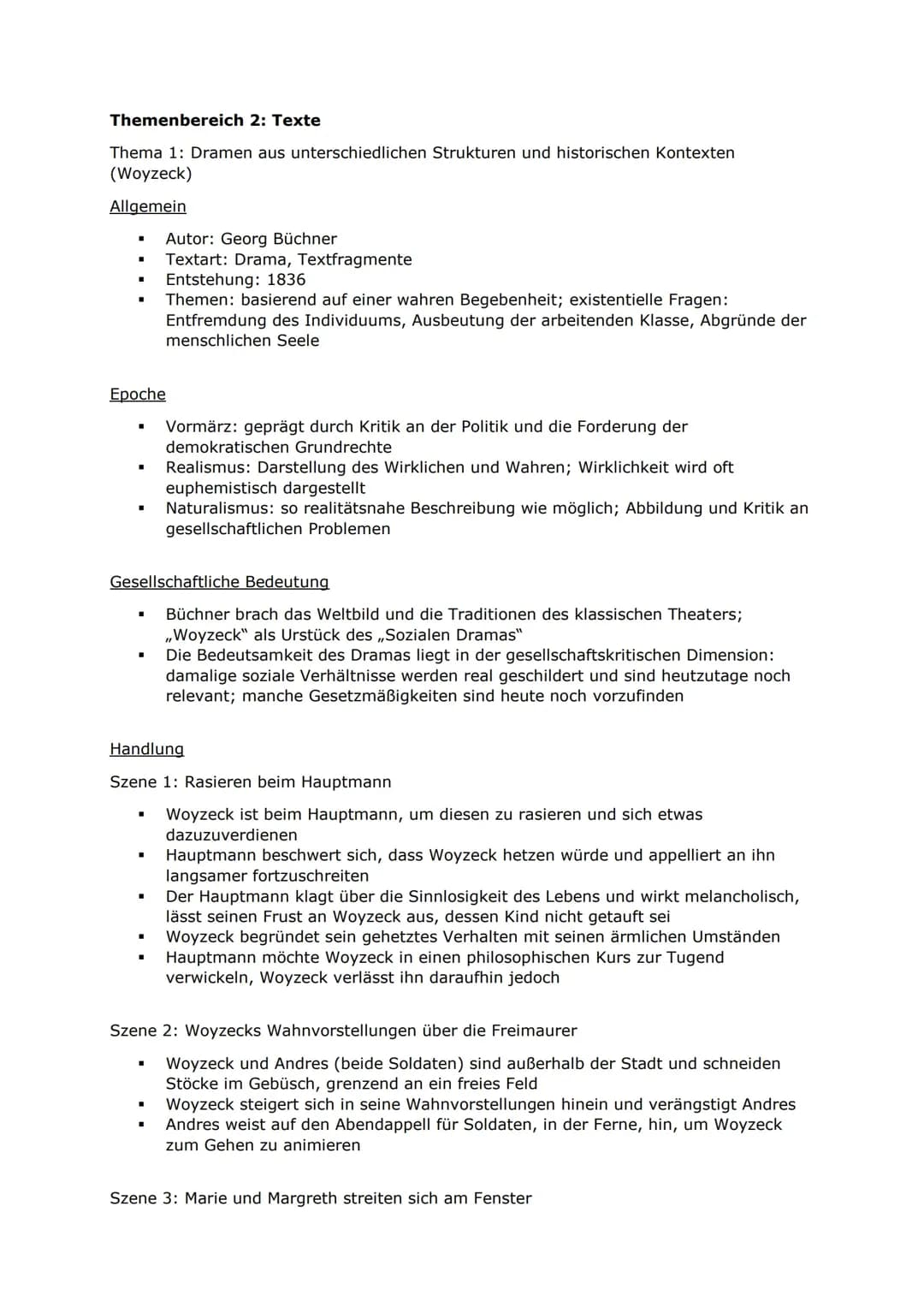 Deutsch Abitur NRW '24 - Themenbereich 2: Texte