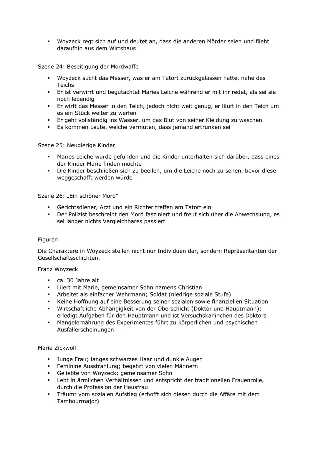 Themenbereich 2: Texte
Thema 1: Dramen aus unterschiedlichen Strukturen und historischen Kontexten
(Woyzeck)
Allgemein
.
Autor: Georg Büchne