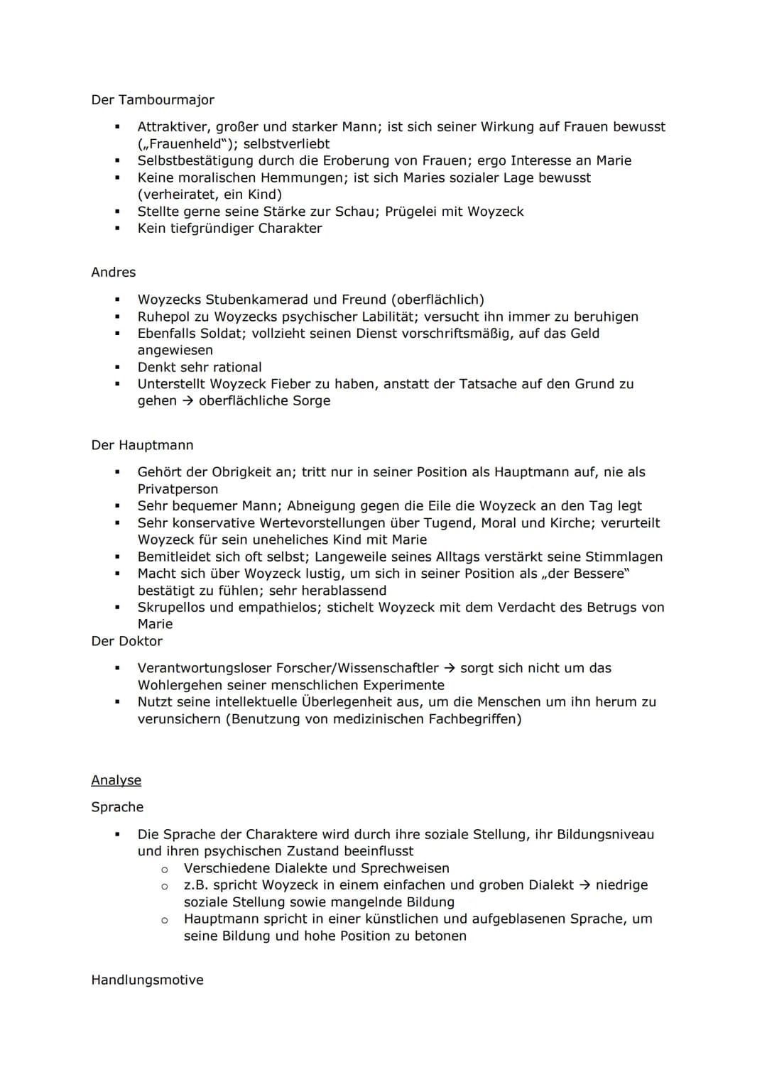 Themenbereich 2: Texte
Thema 1: Dramen aus unterschiedlichen Strukturen und historischen Kontexten
(Woyzeck)
Allgemein
.
Autor: Georg Büchne