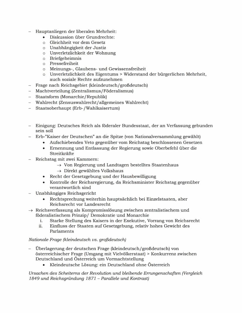 Die deutsche Revolution von 1848/49
Entstehung, Entwicklung, Unterdrückung der liberal-nationalen Bewegung im
europäischen Kontext (1813/15-
