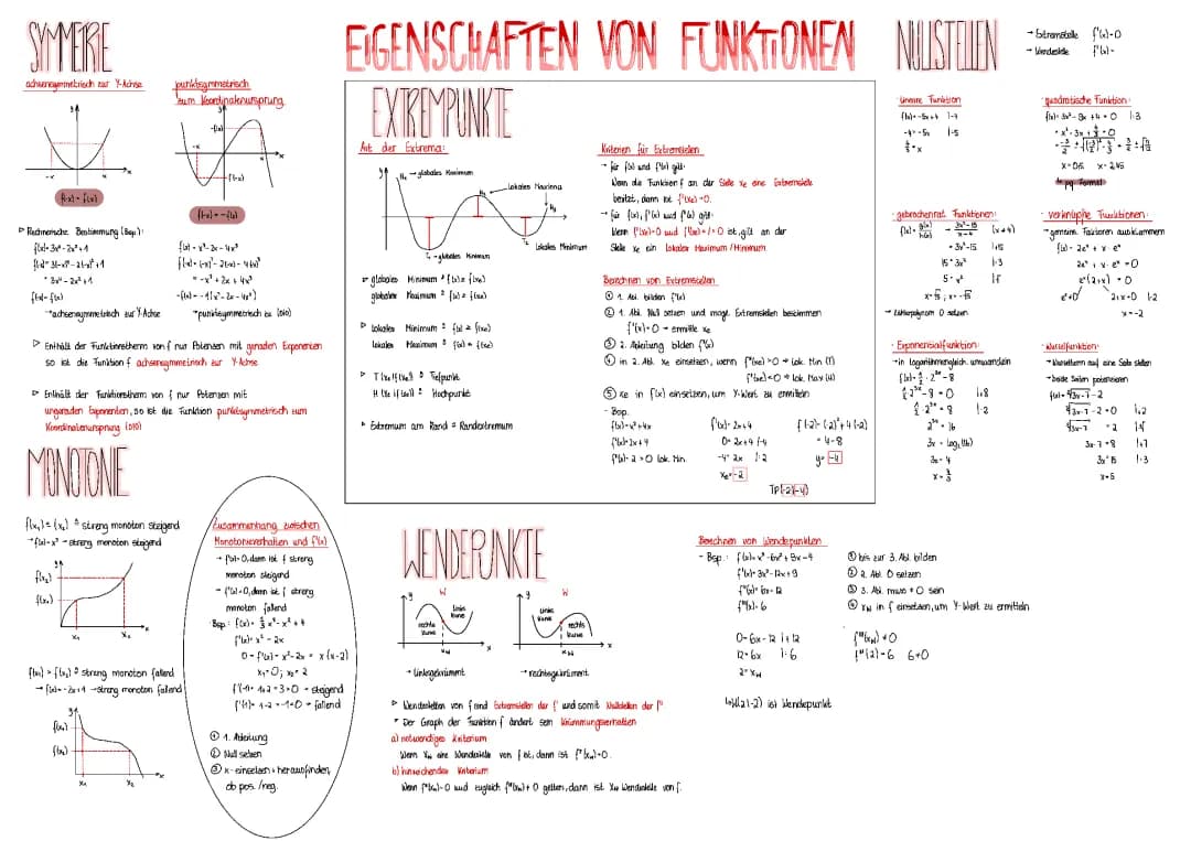 Eigenschaften von Funktionen