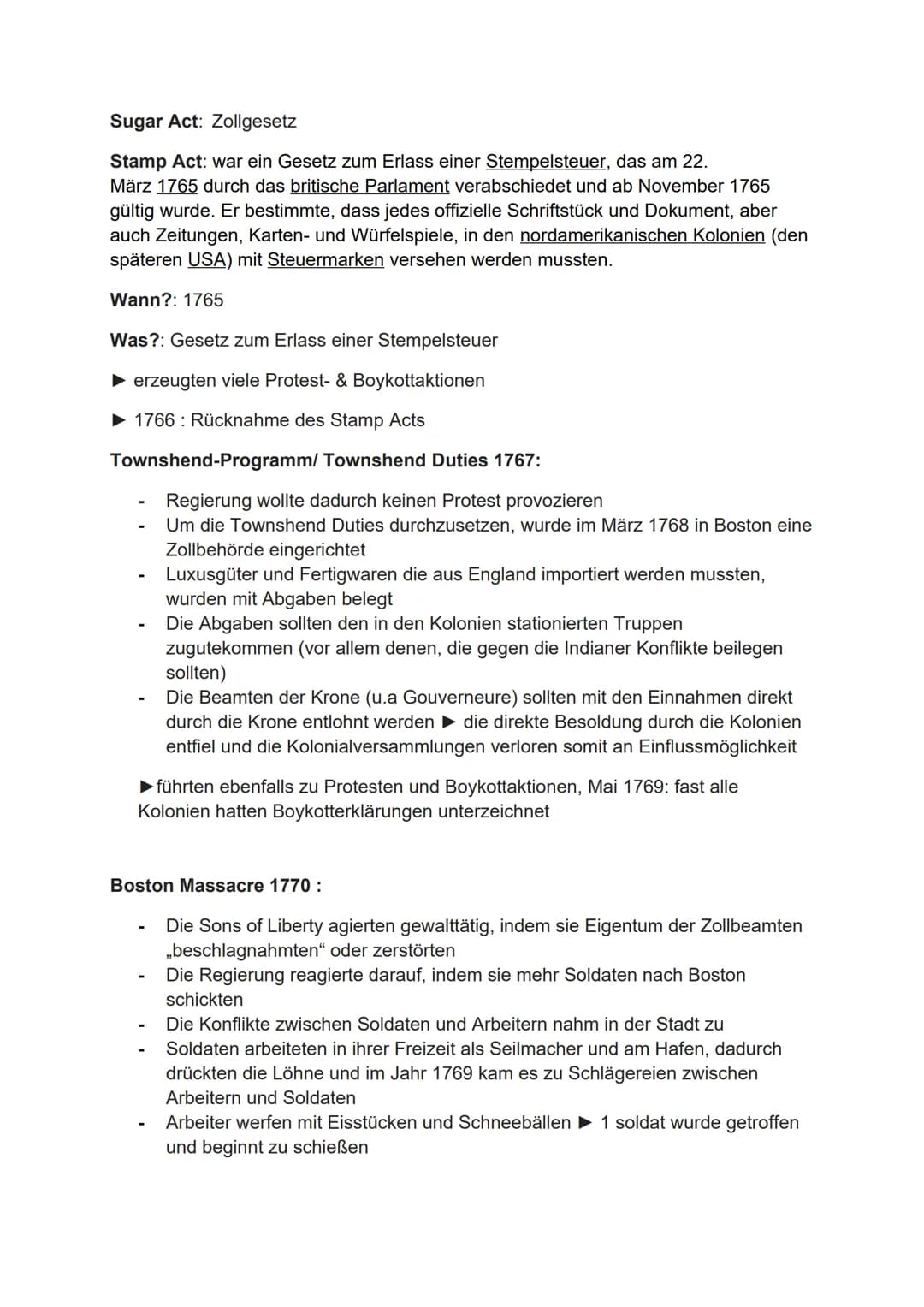 1. Semester - AMERICAN REVOLUTION
Bedeutung der Amerikanischen Revolution:
➤ „Vorbild" bzw „Weltpolizei“ für die Welt
► Haben es geschafft, 