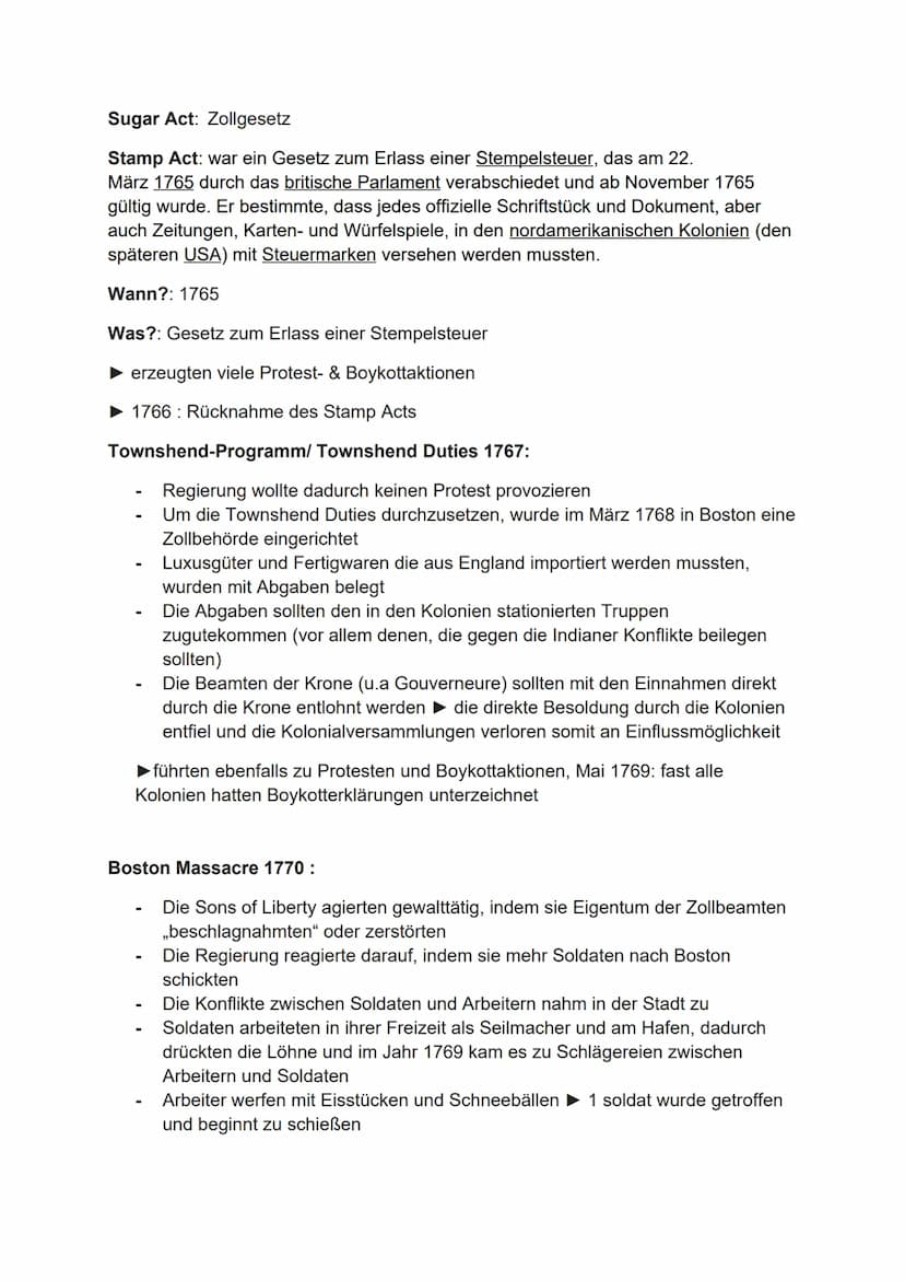 1. Semester - AMERICAN REVOLUTION
Bedeutung der Amerikanischen Revolution:
➤ „Vorbild" bzw „Weltpolizei“ für die Welt
► Haben es geschafft, 