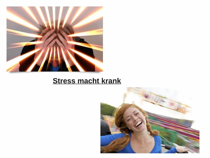 Handout: Stress - positiv oder negativ?
1. Stress:
- erstmals von Walter Cannon verwendet
- bezeichnet spezifische, äußere Reize (Stressoren