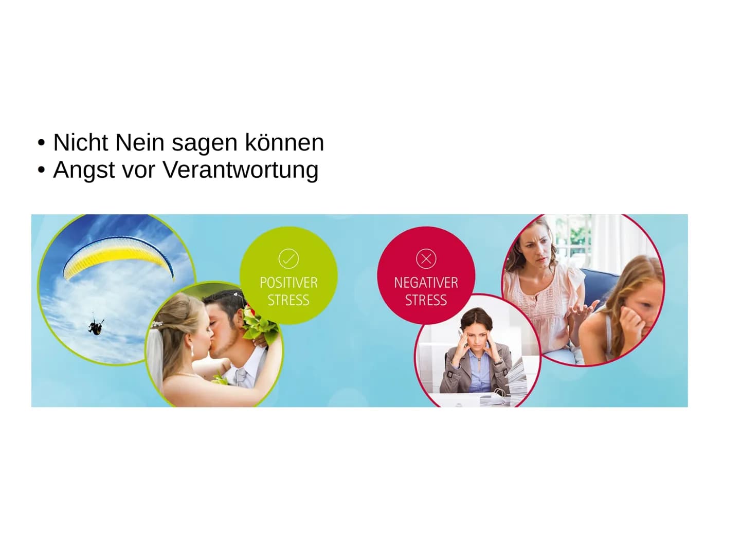 Handout: Stress - positiv oder negativ?
1. Stress:
- erstmals von Walter Cannon verwendet
- bezeichnet spezifische, äußere Reize (Stressoren