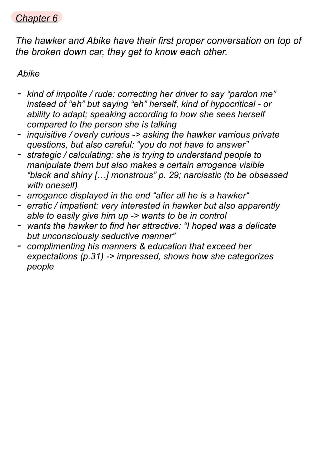 # Summary of Chapter 1

The novel "Spider King's Daughter" was written by Chibundu Onuzo
and published in 2012. It is about / deals with...
