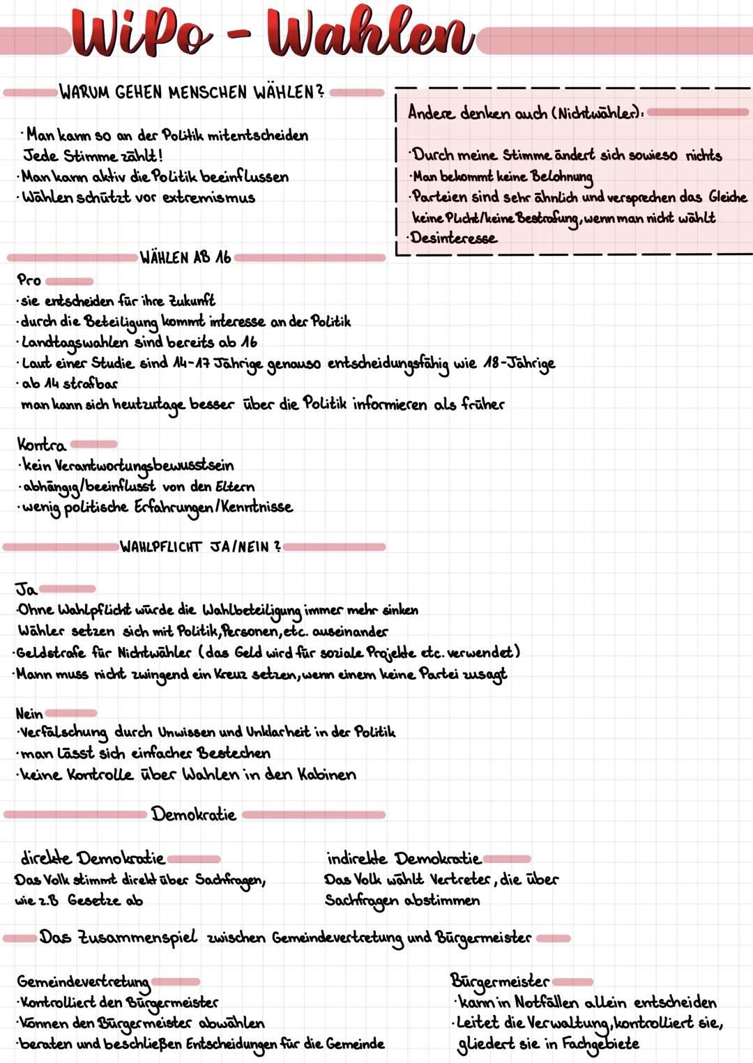 # WiPo - Wahlen

WARUM GEHEN MENSCHEN WÄHLEN?

- Man kann so an der Politik mitentscheiden
- Jede Stimme zählt!
- Man kann aktiv die Politik