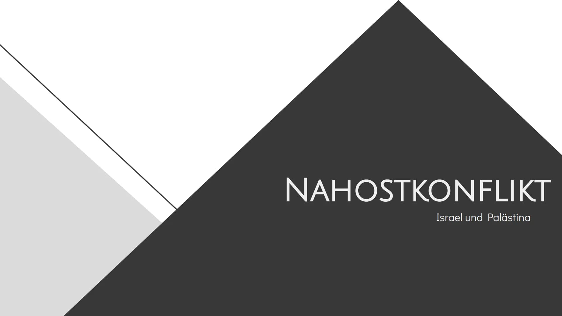 M2
RS M6
MIN M3
شة سمكرة + 3 .
0599-484012
EAE I
111
TIL
M4 NAHOSTKONFLIKT
Israel und Palästina INHALT
01
02
03
04
GESCHICHTE
Entstehung des