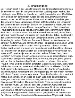 Know Otfried Preußler: Krabat Charakterisierungen thumbnail