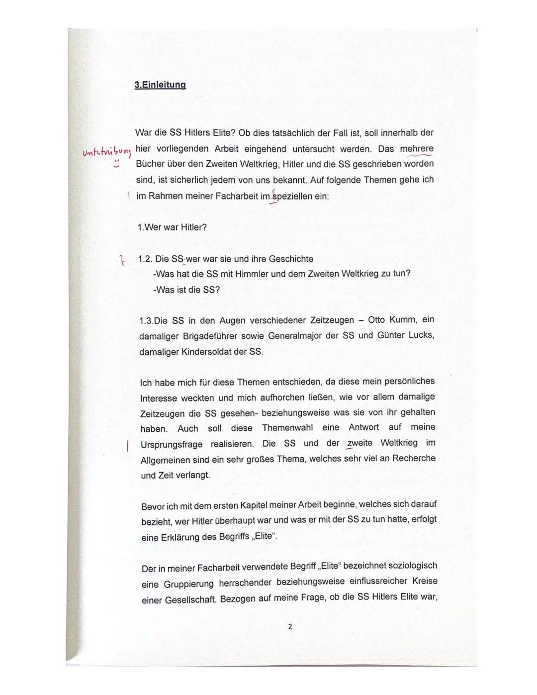Michelle Kaminski
Jg.12-Schuljahr 2021
War die SS-Hitlers Elite?
Note: 4+
13 Inhalt
1.
2.
3.
3.1.
3.2.
3.3.
4.
4.1.
4.2.
5.
6.
7.
Inhaltsver