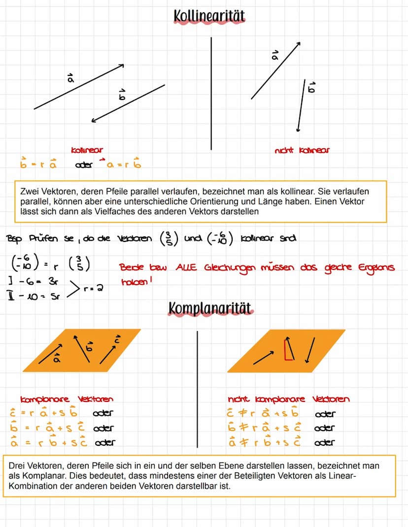 Vektoren
Wir fassen alle Pfeile der Ebene (des Raumes), die gleiche Länge und
Richtung haben, zu einer klasse zusammen Eine solche Pfeilklas