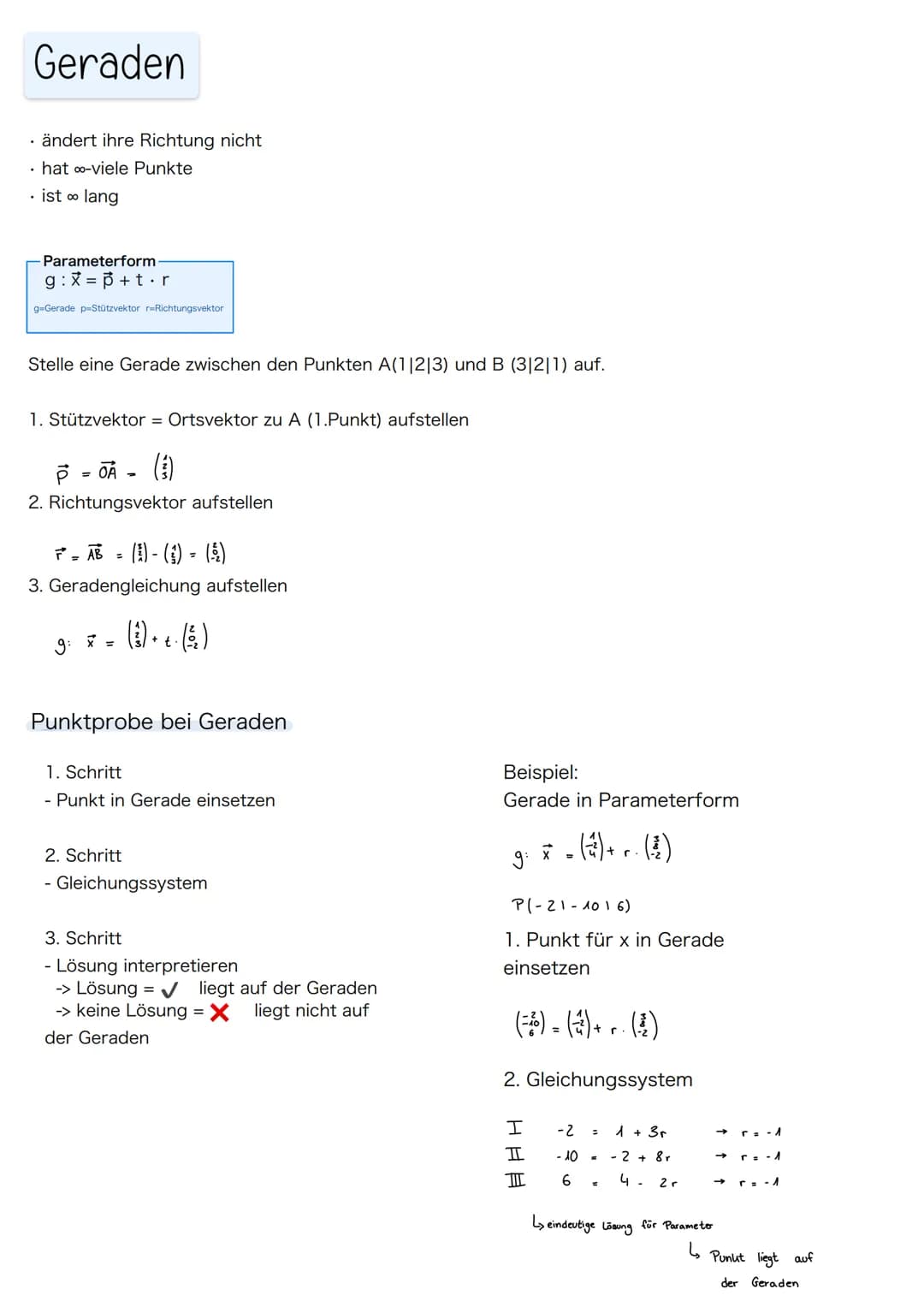 O
Mathe
X=
VEKTORGEOMETRIE
b
a² + b² = c²
M = (x₁+x²₁ 4₁ +²4₂)
2
)
h
- b ± √√√b²-4ac
29
S
b
A=bh
S
V = S³
y=mx+b 15:19
a Geometrie
- Vektor,