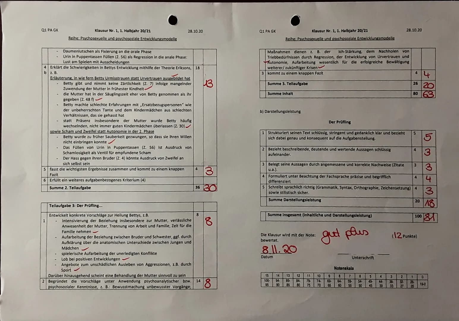 10
5
15
20
25
30
Q1 PA GK
Der Fall Betty
Klausur Nr. 1, 1. Halbjahr 20/21
Reihe: Psychosexuelle und psychosoziale Entwicklungsmodelle
28.10.