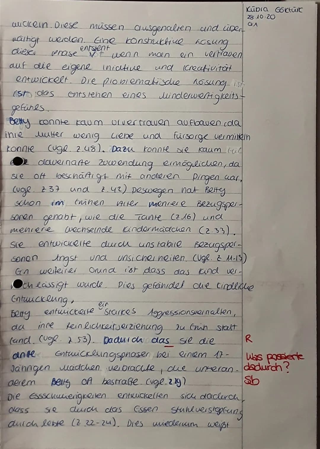 10
5
15
20
25
30
Q1 PA GK
Der Fall Betty
Klausur Nr. 1, 1. Halbjahr 20/21
Reihe: Psychosexuelle und psychosoziale Entwicklungsmodelle
28.10.