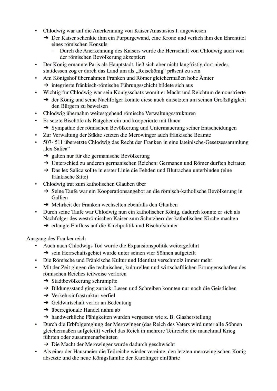 1.1. Ursachen der Völkerwanderung
1.2. Verlauf der Völkerwanderung
2.1. Einwanderung der Westgoten ins römische Reich
2.2. Integration der W