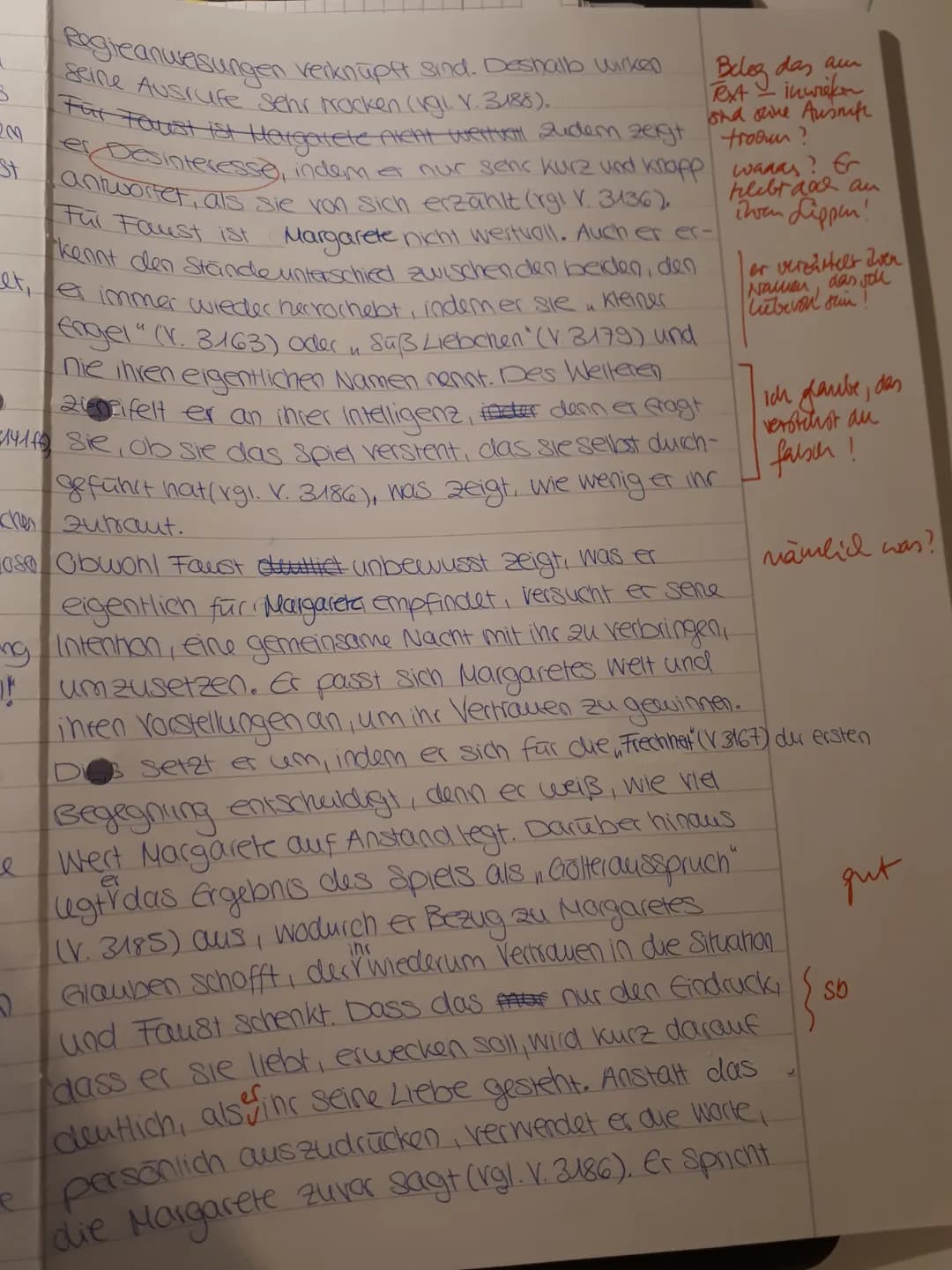 Faust Klausur PDF - Abi Vorbereitung und Klassenarbeit Musterlösungen