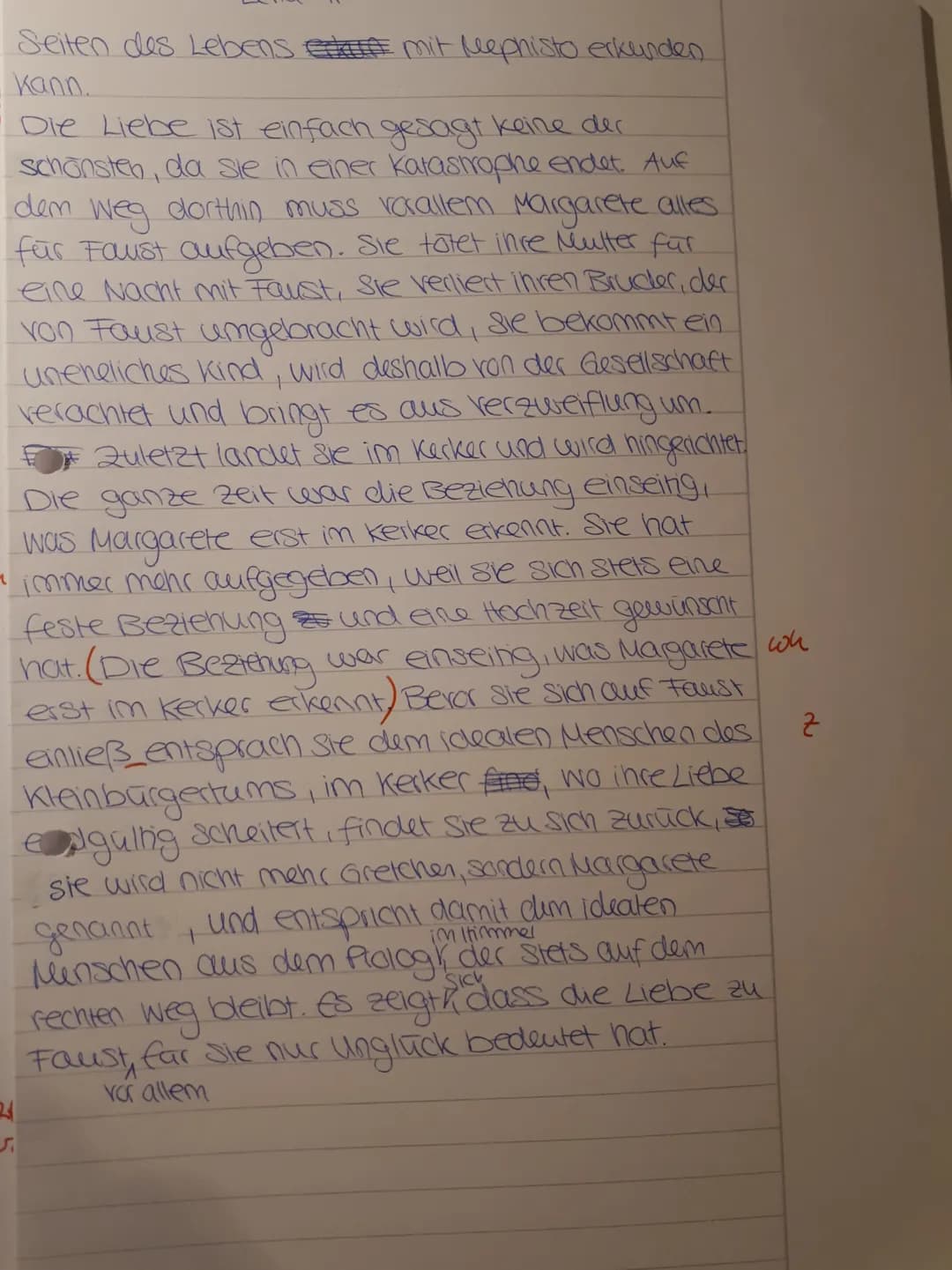 Faust Klausur PDF - Abi Vorbereitung und Klassenarbeit Musterlösungen
