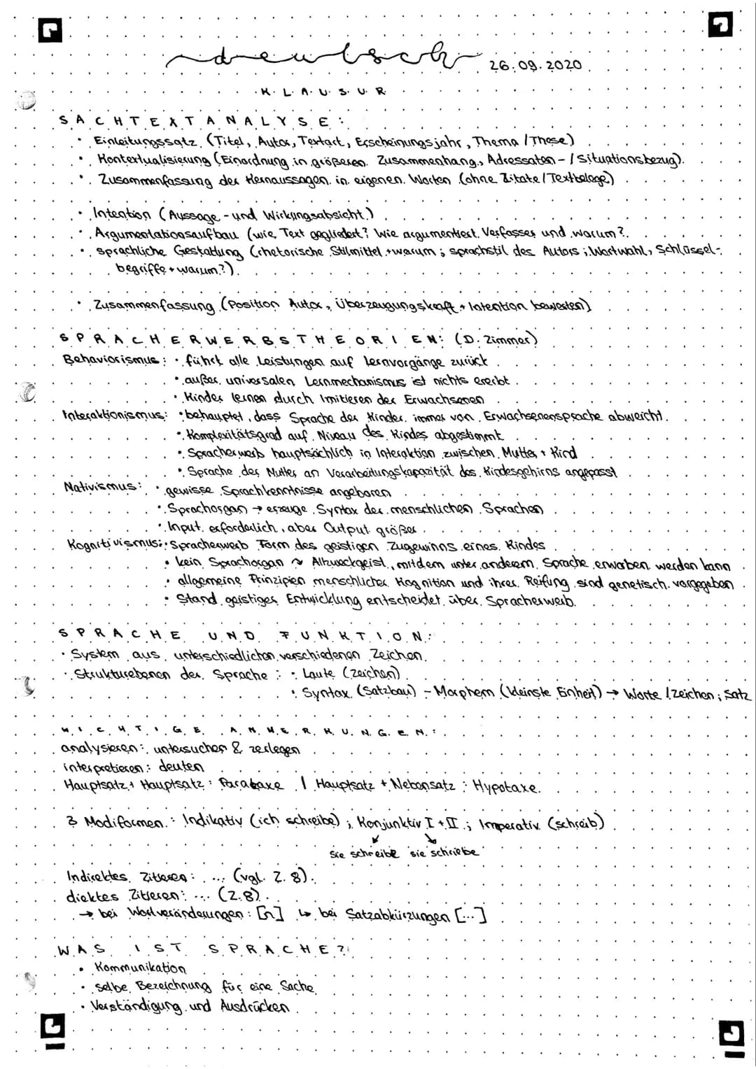 L
بھی معنی نه
K. L. A. U
ACHTEXTANALYSE:
Einleitungssatz (Titel, Autos, Tertart, Esscheinungsjahr, Thema / These)
Kontextualisierung (Binard