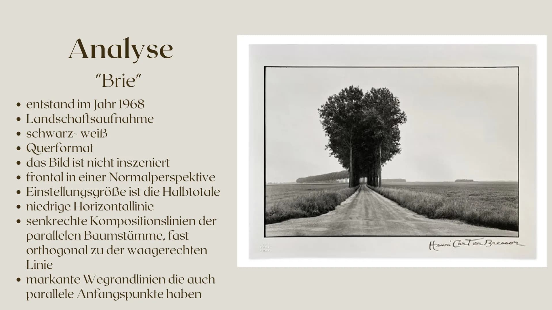 RAILOW
Henri
Cartier-Bresson
Ein gutes Foto ist ein Foto, auf das man
99
länger als eine Sekunde schaut." Gliederung
1.Biografische Eckdaten