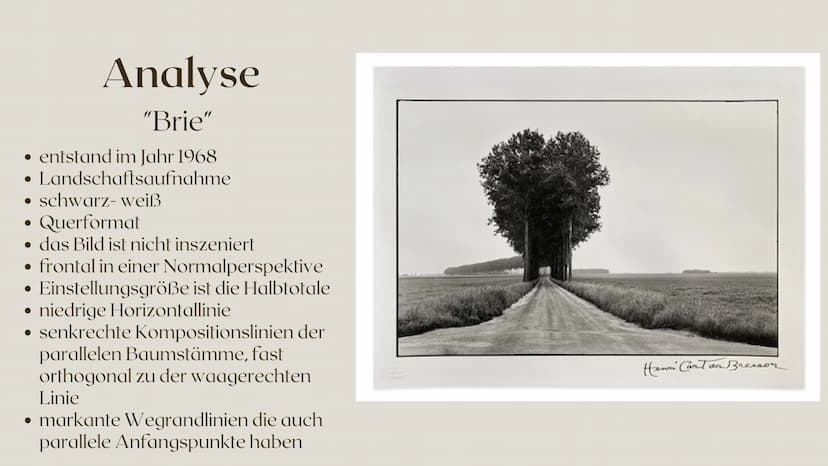 RAILOW
Henri
Cartier-Bresson
Ein gutes Foto ist ein Foto, auf das man
99
länger als eine Sekunde schaut." Gliederung
1.Biografische Eckdaten
