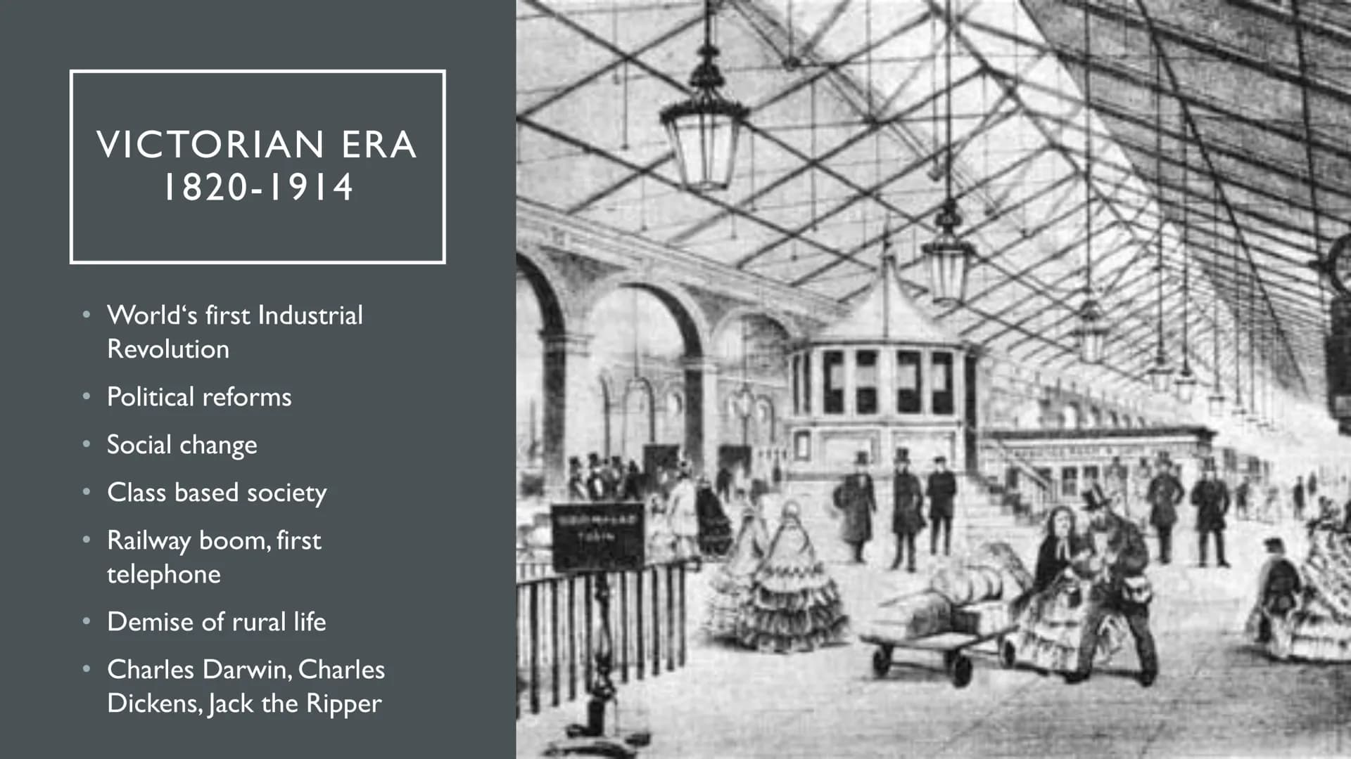 VICTORIAN BRITAIN OVERVIEW
70
TADID
Queen Victoria
Victorian Era
●
●
Society
Religion and Science
Politics
The Industrial Revolution
●
What 