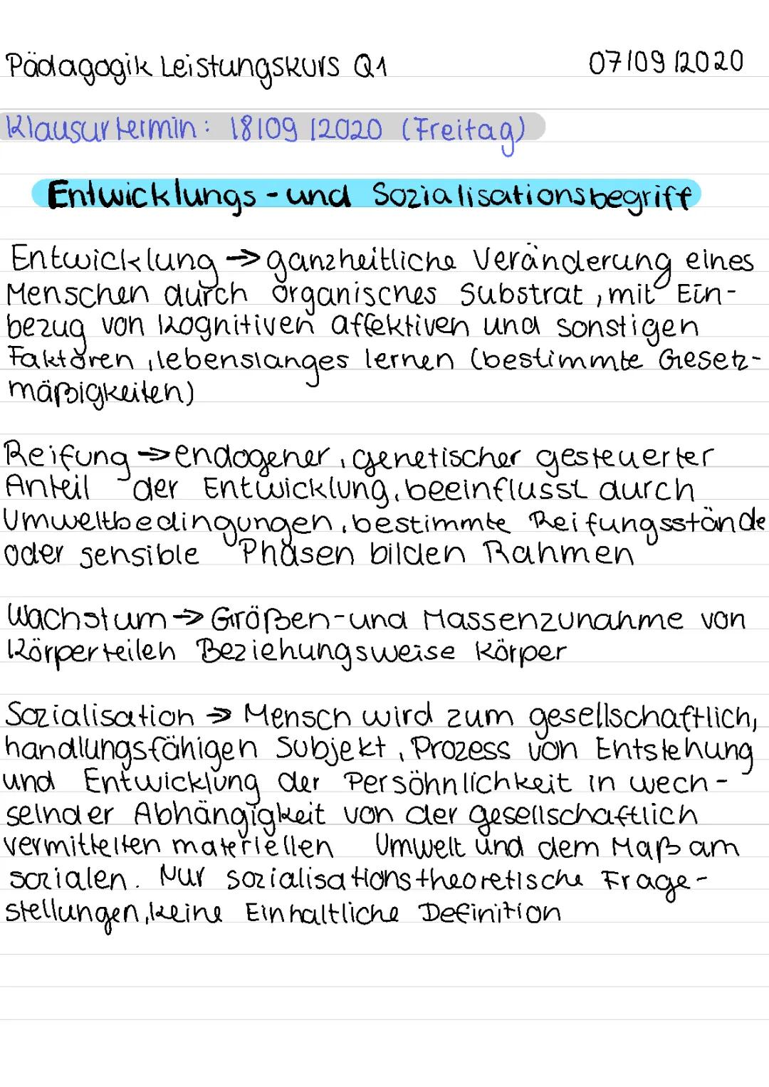 Pädagogik Freud
