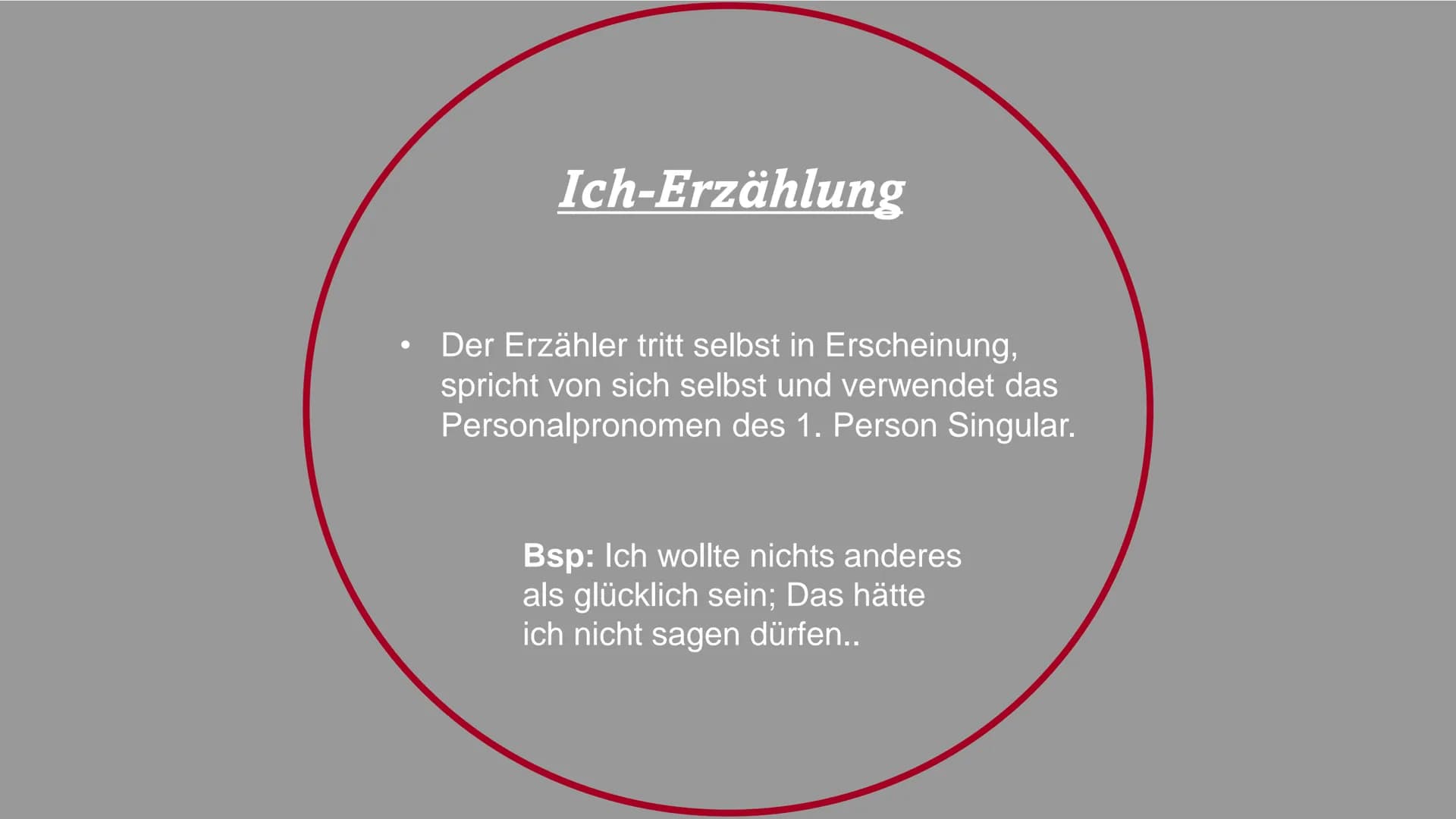 Alles über Erzählverhalten: Ich-Erzähler und Auktorialer Erzähler erklärt