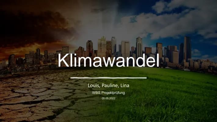 Know Klimawandel Präsentation thumbnail