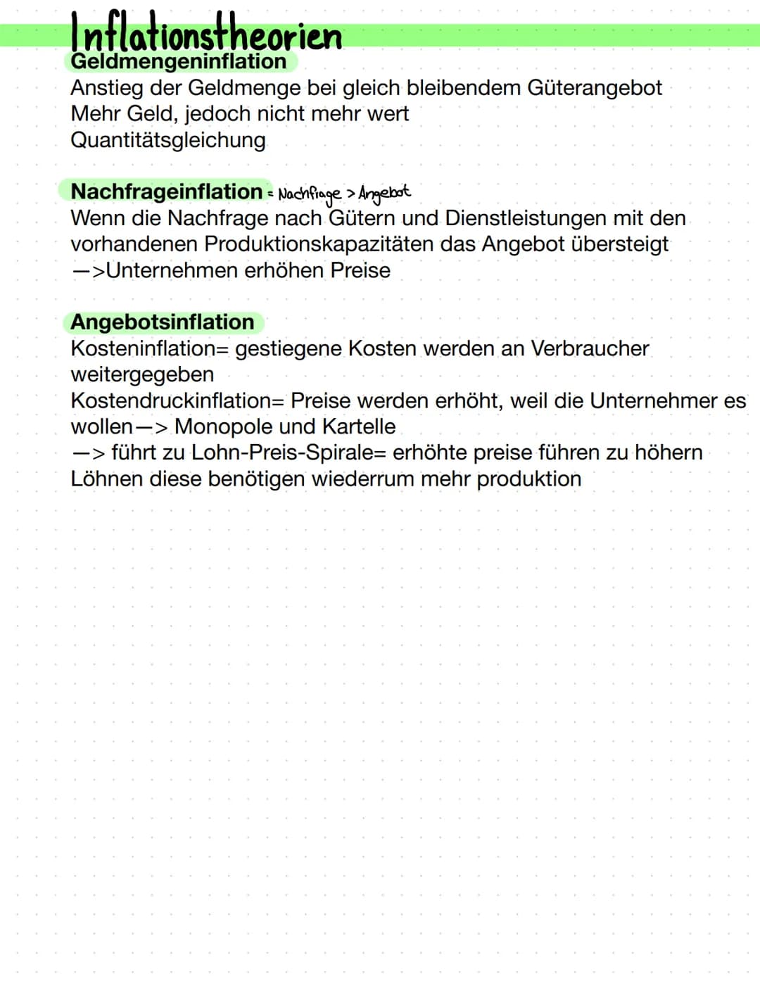 
<h2 id="auslser">Auslöser</h2>
<p>Inflation ist ein Anstieg des allgemeinen Preisniveaus. Die Ursachen können vielfältig sein, beispielswei
