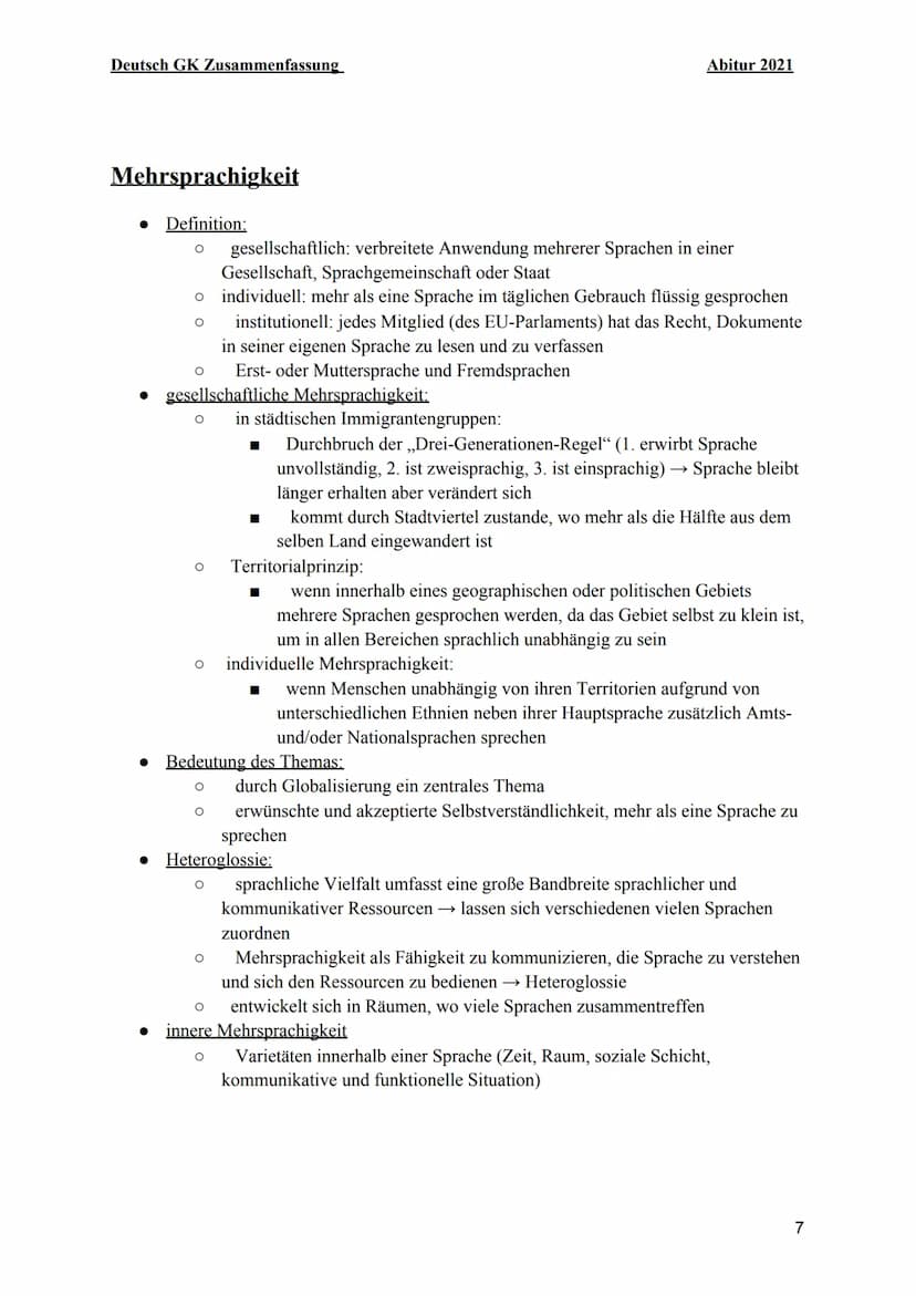 Deutsch GK Zusammenfassung
Sprachwandel
Ursachen
gesellschaftlich
sprachlich
Bedeutungswandel
Theorie der unsichtbaren Hand (Keller)
Positio
