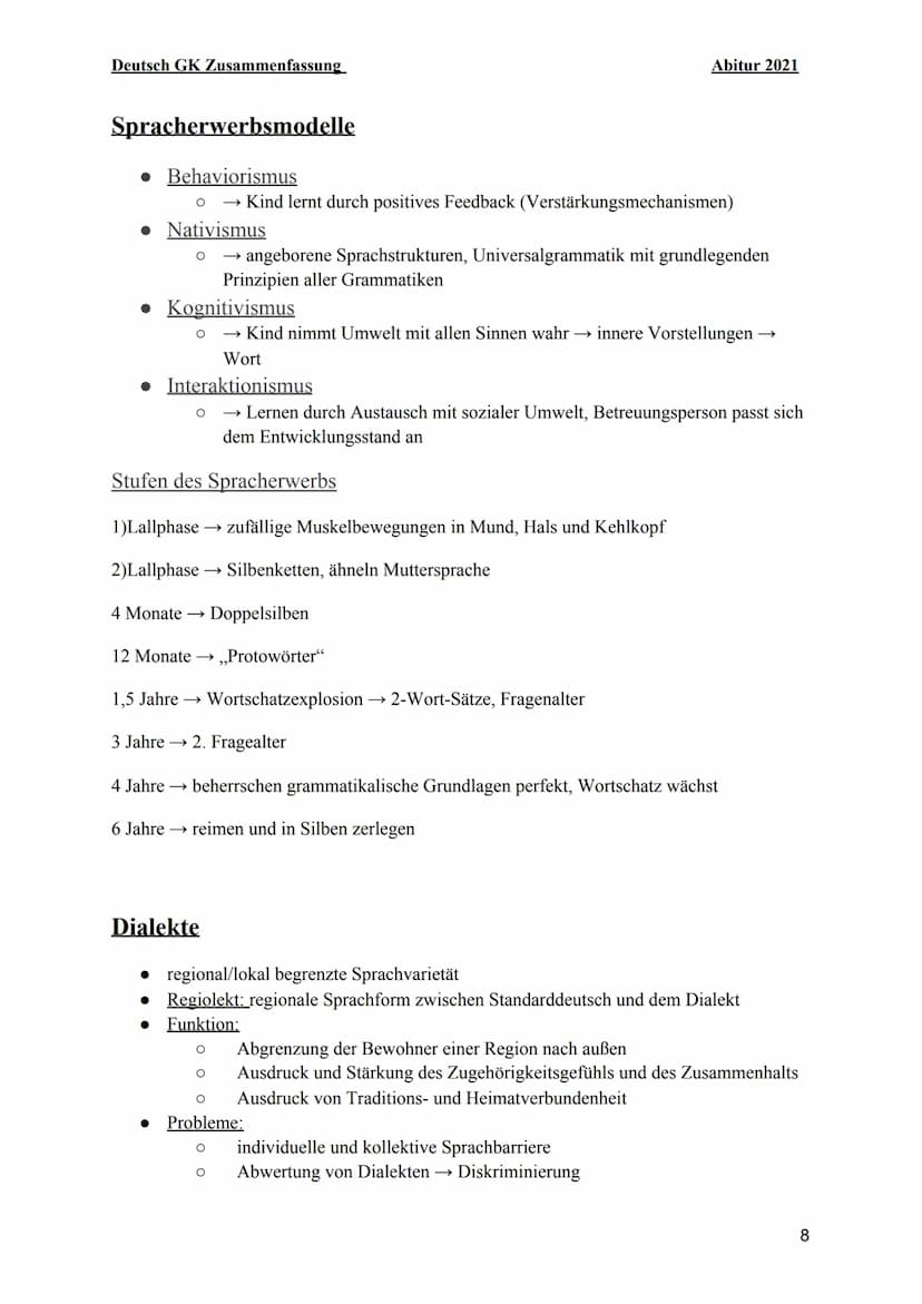 Deutsch GK Zusammenfassung
Sprachwandel
Ursachen
gesellschaftlich
sprachlich
Bedeutungswandel
Theorie der unsichtbaren Hand (Keller)
Positio
