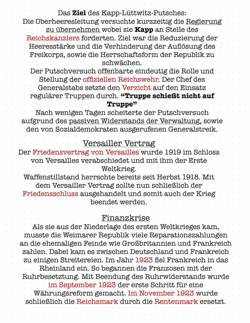 Weimarer Republik
Als Weimarer Republik wird ein wesentlicher
Bestandteil der Deutschen Geschichte von 1918 bis
1933 bezeichnet. Diese Zeit 
