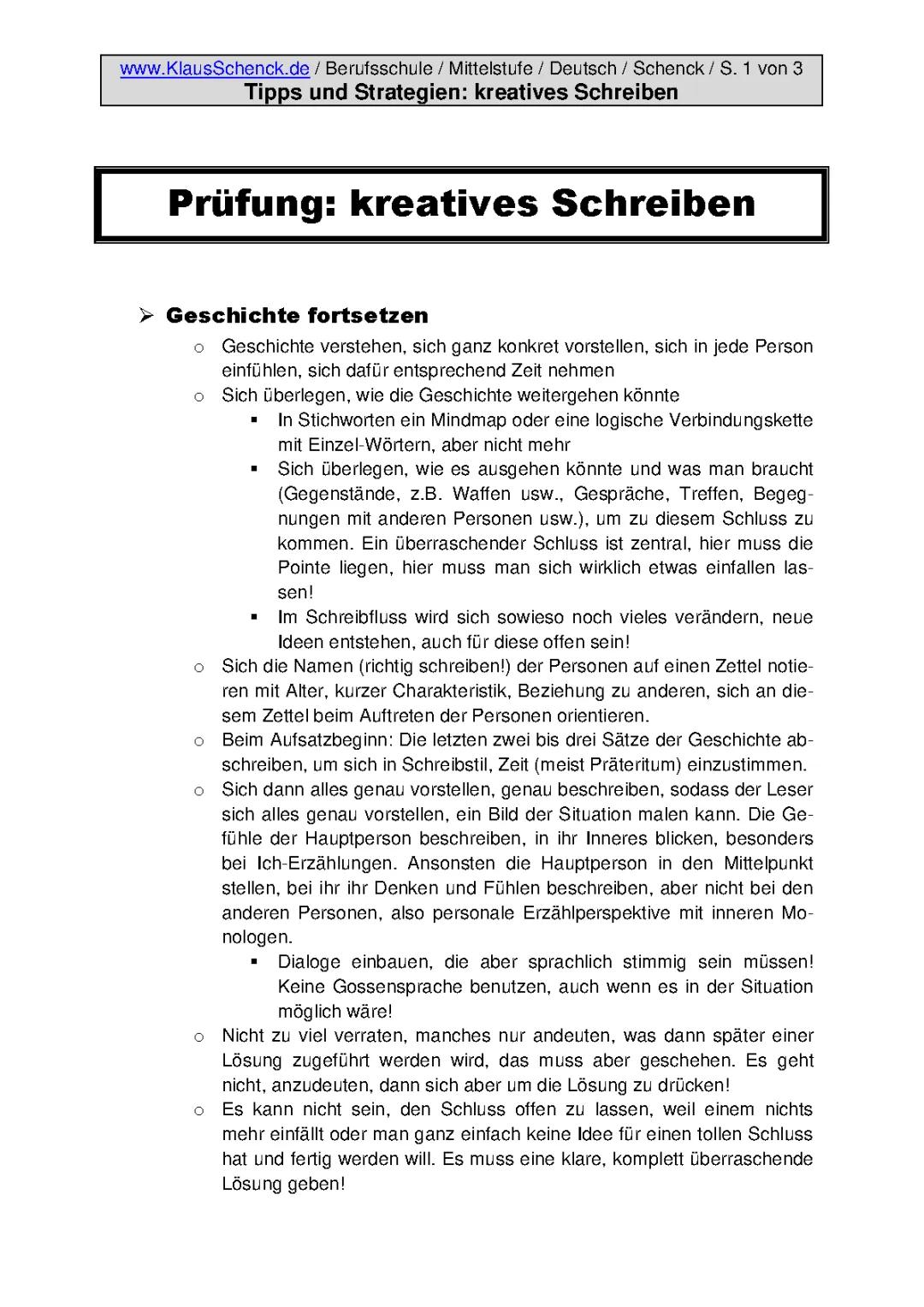 Kreatives Schreiben: Tolle Übungen und Beispiele für deine Klasse