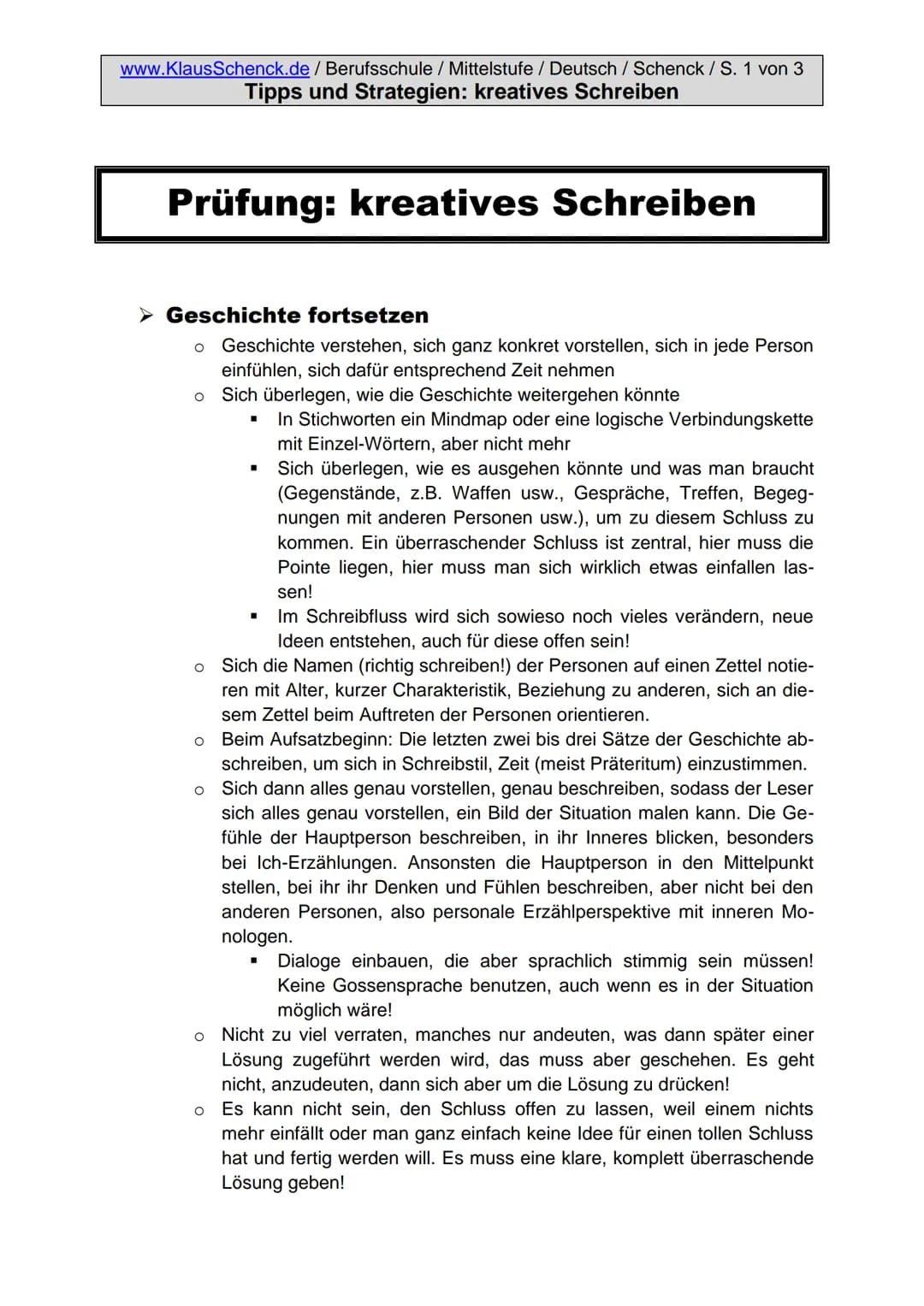 Kreatives Schreiben: Tolle Übungen und Beispiele für deine Klasse