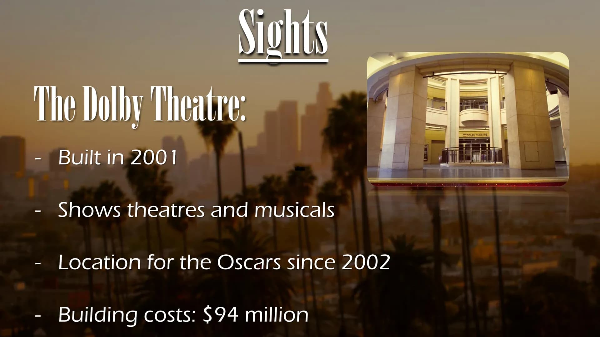 Hollywood Topics
I. What is Hollywood?
II. Sights
III. Artists created by Hollywood
IV. How does Hollywood affect us?
V. Problematic or life