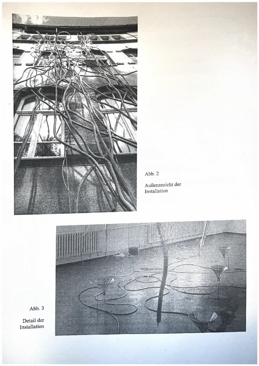 Schule sollte
etwas positives sein.
leerer
Raun..
Abb. 1
Alltag / Routine
Der Mond, das Kind, der anarchistische Fluss, 1992, Rebecca Horn
g