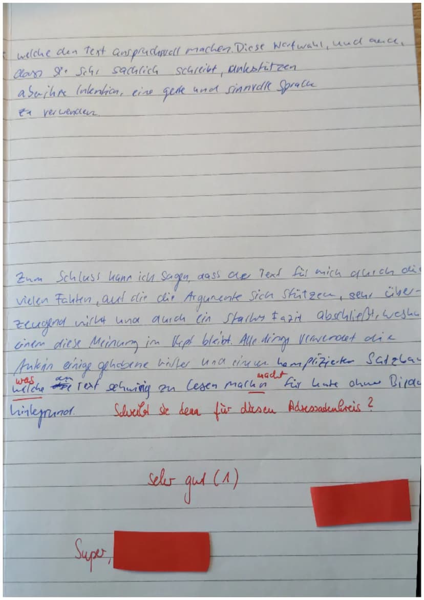 1. Klausur EF/11
Aufgabenart:
Textgrundlage:
Zugelassene Hilfsmittel:
Bearbeitungszeit:
IA: Analyse eines Sachtextes
Karin Rohr, Denglisch-C