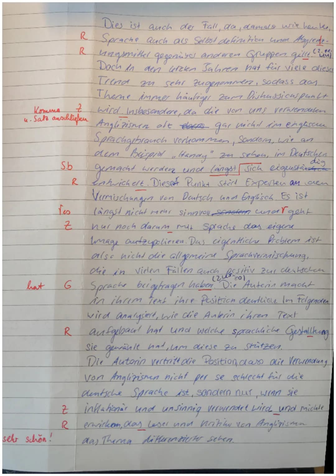 1. Klausur EF/11
Aufgabenart:
Textgrundlage:
Zugelassene Hilfsmittel:
Bearbeitungszeit:
IA: Analyse eines Sachtextes
Karin Rohr, Denglisch-C