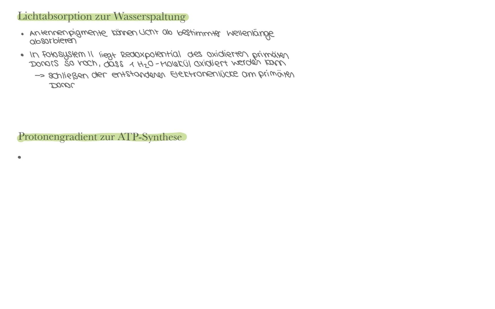 Biologie LK Klausur 2. Semester Lernzettel
Fotosynthese
+ wasser
6CO₂
+ 6H₂0
Äußere Einflüsse auf die Fotosynthese
Kohlenstoffdioxid
Fotosyn