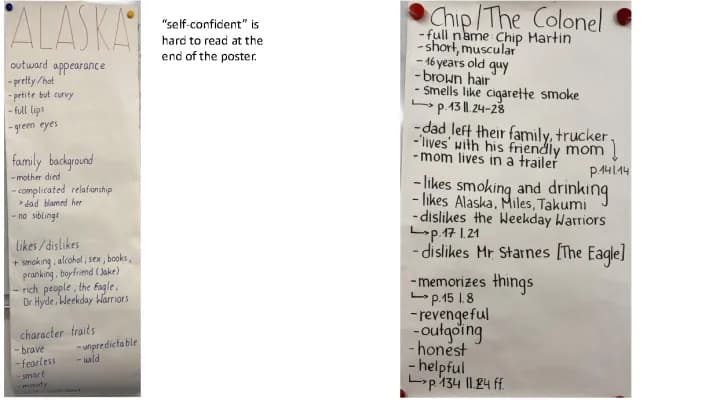 Know Looking for Alaska - main characters  thumbnail
